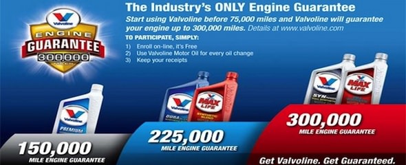 Valvoline Instant Oil Change Engine Guarantee