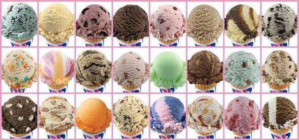 Baskin-Robbins Ice Cream Flavors