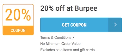 Burpee Offer Terms