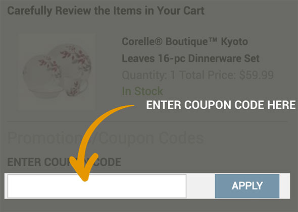 Corelle Coupon Redemption