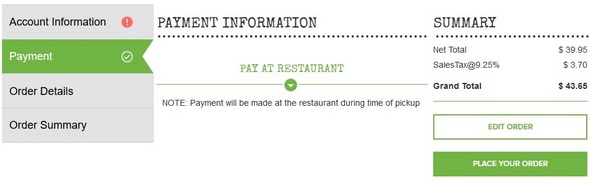 O'Charley's Online Ordering