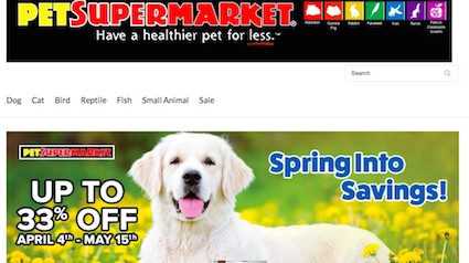 Pet Supermarket Website