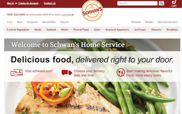 Schwans Website